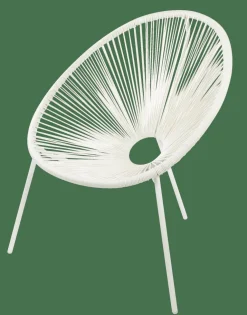 ACAPULCO Silla Lounge Blanco
