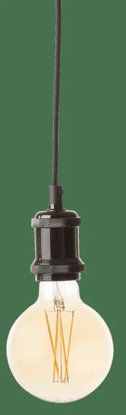 ALU Lámpara Colgante Negro, Metal