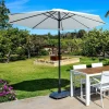 ALU Parasol Sin Pie Blanco