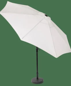 ALU Parasol Sin Pie Blanco