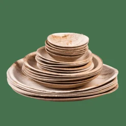 ARECA LEAF Cuencos Juego De 6 Natural