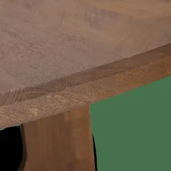 ARLO Mesa De Comedor Marrón Oscuro