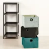 BASIC Cesta Plegable Negro