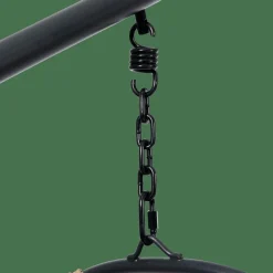 BAZAI Silla Colgante Con Soporte Negro