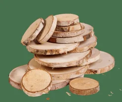 BIRCH Madera Abedul Deco 15 Unidades Natural