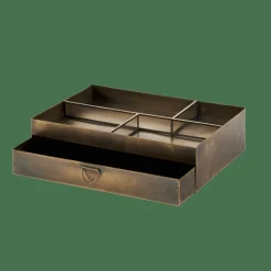 BRASS Organizador De Escritorios Bronceado