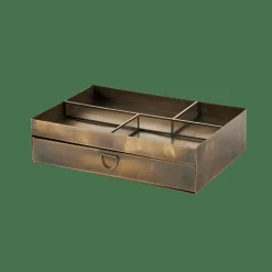 BRASS Organizador De Escritorios Bronceado