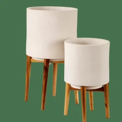 CHIARO Macetero Blanco