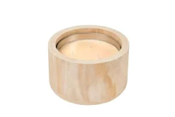 CITRONELLA WOOD Vela De Jardín Beis