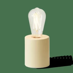 COLLEGE Lámpara De Mesa E27 Crema
