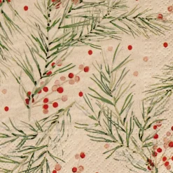 ECO HOLLY Paquete De 20 Servilletas Multicolor