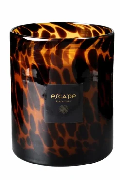 ESCAPE BLACK OUDH Velas Perfumadas Juego De 9 Negro