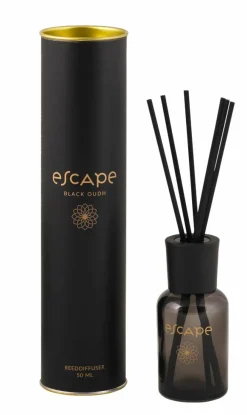 ESCAPE BLACK OUDH Velas Perfumadas Juego De 9 Negro