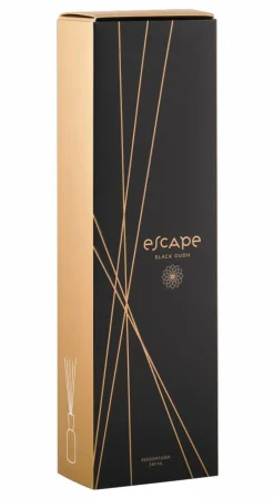 ESCAPE BLACK OUDH Velas Perfumadas Juego De 9 Negro