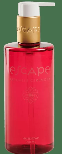 ESCAPE JAPANESE CEREMONY Jabón De Mano En Dispensador Rojo