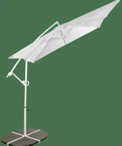 FIJI Parasol Colgante Sin Pie Gris Claro
