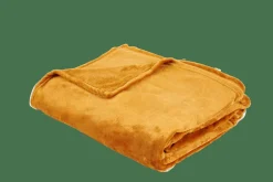 FLANELLA Manta Amarillo Oscuro