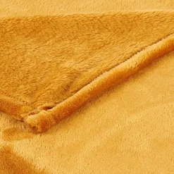 FLANELLA Manta Amarillo Oscuro