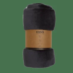 FLANELLA Manta Gris Oscuro
