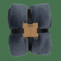 FLANELLA Manta Gris Oscuro