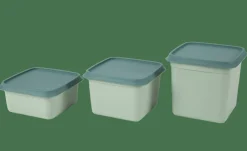 FREEZER Cajas Congeladoras Juego De 10 Menta, Verde Oscuro