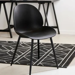 FREYA Silla De Comedor Negro