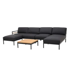 HANNA Tumbona Lounge Negro