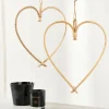 HEART Decoración Colgante Natural