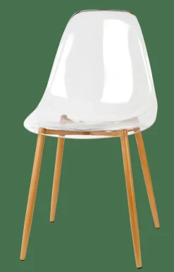 ICE Silla De Comedor Transparente, Natural