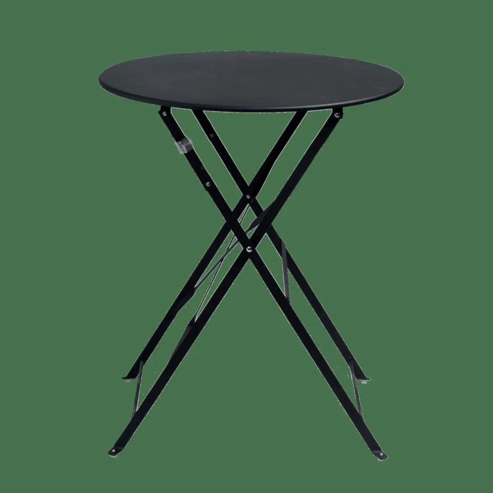 IMPERIAL Conjunto Bistro Redondo Negro