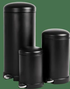 INDUSTRIA Cubo De Pedal 12 L Negro