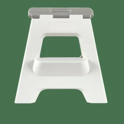 JASMIN Taburete Plegable Deluxe XL Gris Claro