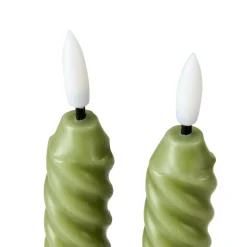 LED Vela Larga Led Verde