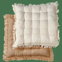 LIA Cojín De Asiento Blanco