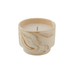 MARBLE Vela De Exterior Blanco, Naranja
