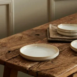 MINERAL MARBLE Plato Blanco