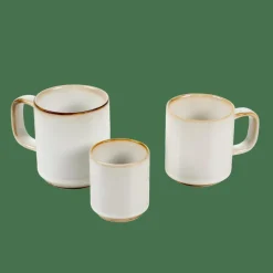 MINERAL MARBLE Taza Con Asa 20 CL Blanco