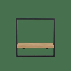 MIX&MATCH Estantería De Pared Negro, Natural