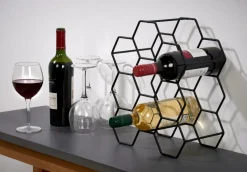 NAU Botellero Para 9 Botellas Negro