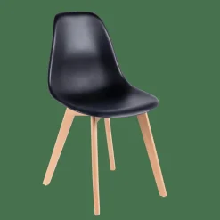 NEW MATS Silla De Comedor Negro