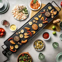 NEW PLANCHA Plancha Para Asar XXXL Negro
