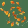 OAK LEAF Guirnalda Marrón