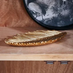 PALM Hoja Decorativa Dorado