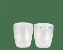 PAUSA Vaso De Doble Pared Juego De 2 12,5 CL Transparente