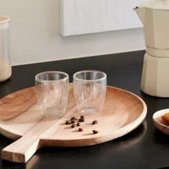 PAUSA Vaso De Doble Pared Juego De 2 12,5 CL Transparente