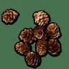 PINECONE Decoración Para Esparcir Dorado