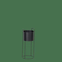 PLUTO Macetero Negro
