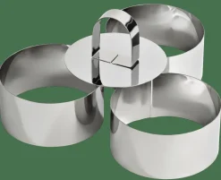 PROLINE Moldes Para Emplatar Juego De 3 Plateado