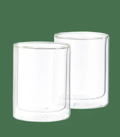 RELAX Vasos De Doble Pared Juego De 2 33 CL Transparente