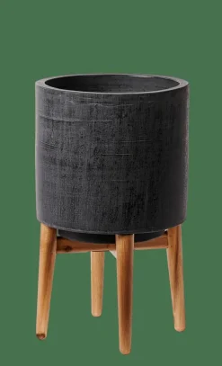 SCURO Macetero Negro